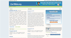 Desktop Screenshot of certbible.org